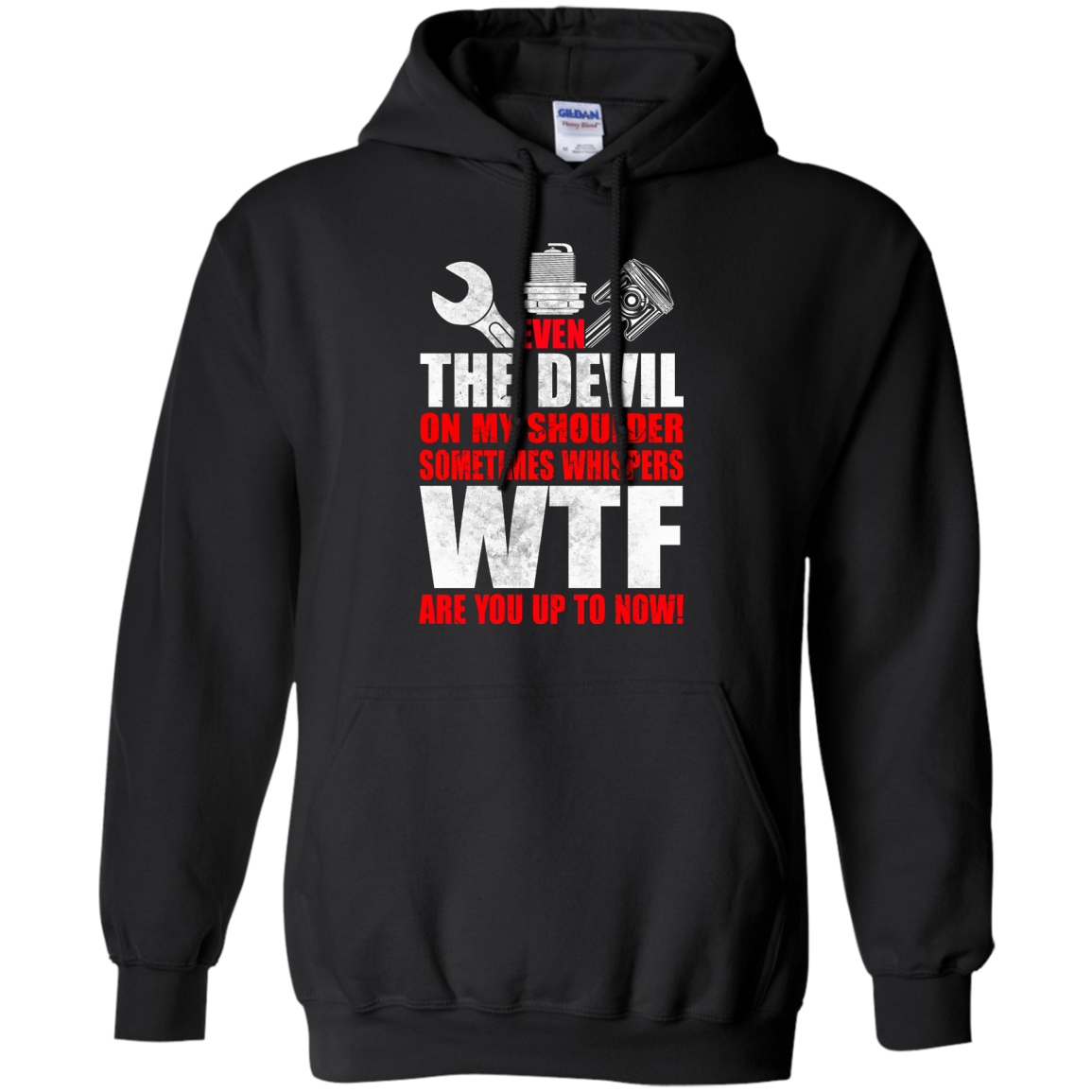 Mechanic - Even The Devil On My Shoulder Sometimes Whispers T-shirt - TeeDragons