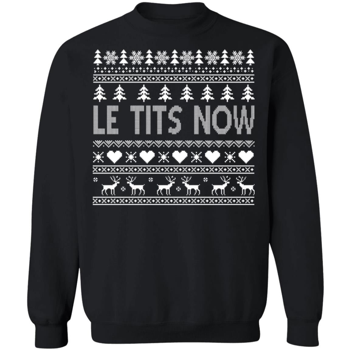 Le Tits Now Christmas Sweater