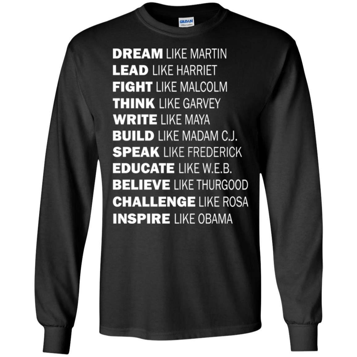 Dream Like Martin - Lead Like Harriet - Fight Like Malcolm Shirt - TeeDragons