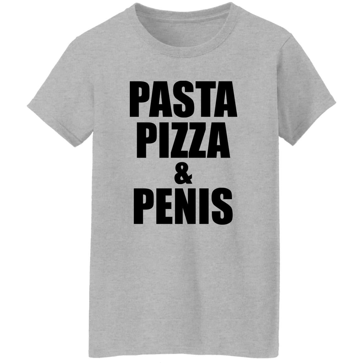 Pasta Pizza And Penis Shirt