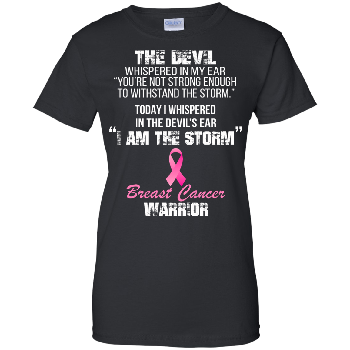 I Am The Storm - Breast Cancer Warrior T-Shirt, Hoodie - TeeDragons