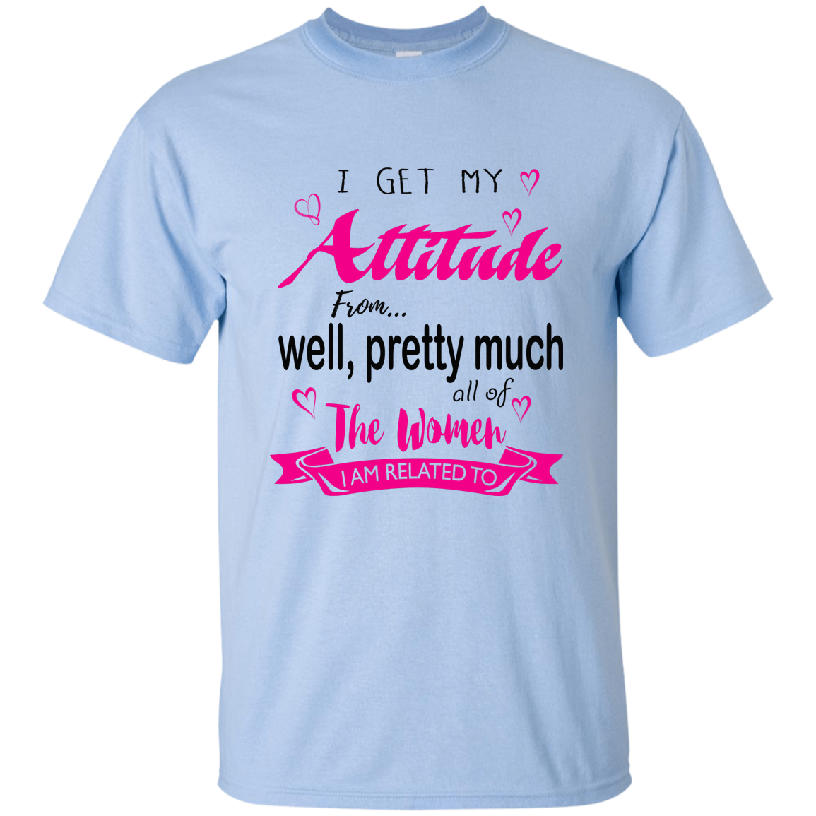 I Get My Attitude From Well Pretty Much.. T-Shirt, Hoodie & Tank - TeeDragons