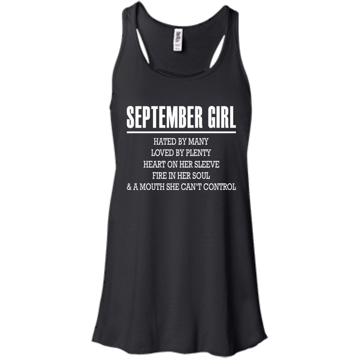 September Girl - Hated By Many, Loved By Plenty Heart On Her Sleeve T-Shirt - TeeDragons