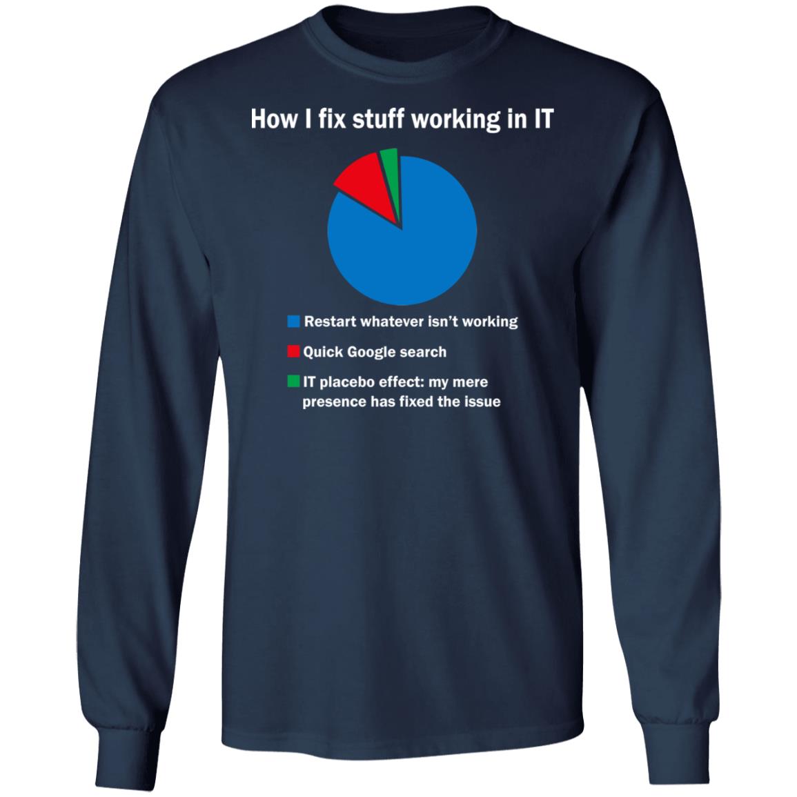 How i fix stuff working in IT shirt