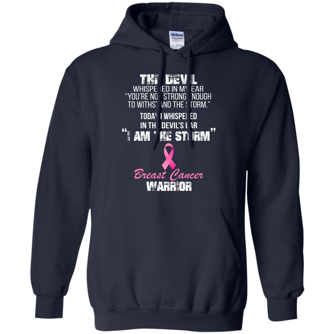 I Am The Storm - Breast Cancer Warrior T-Shirt, Hoodie - TeeDragons