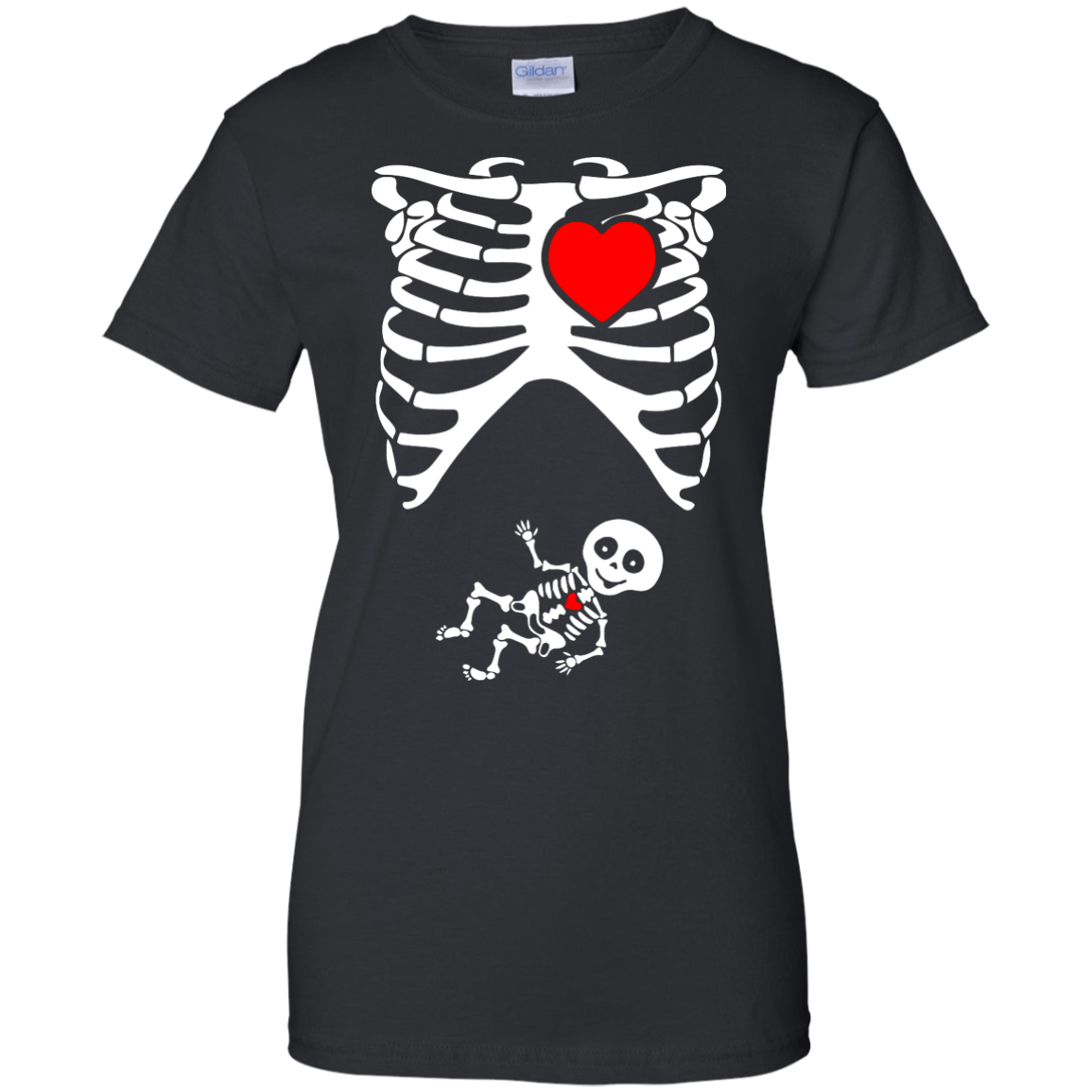 Halloween Funny Sexy Pregnant Xray Skeleton Baby Shirt, Hoodie, Tank - TeeDragons