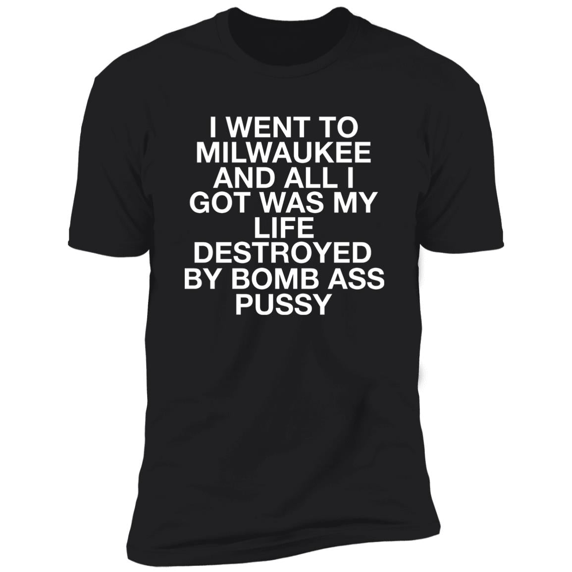 I Went To Milwaukee And All I Got My Life Destroyed Shirt