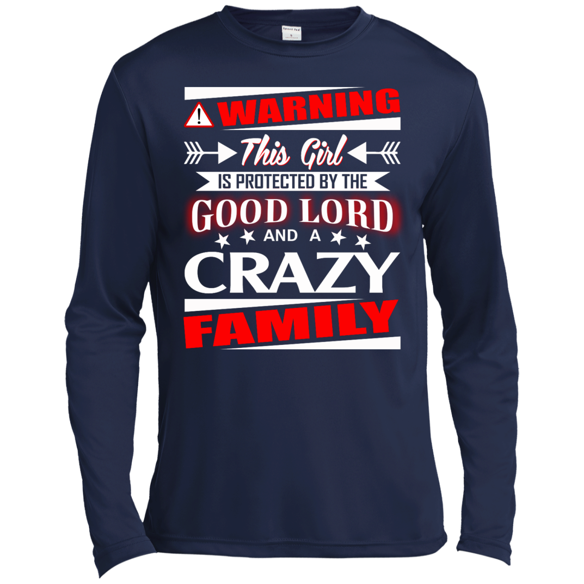 Warning This Girl Is Protected By The Good Lord T-Shirt - TeeDragons