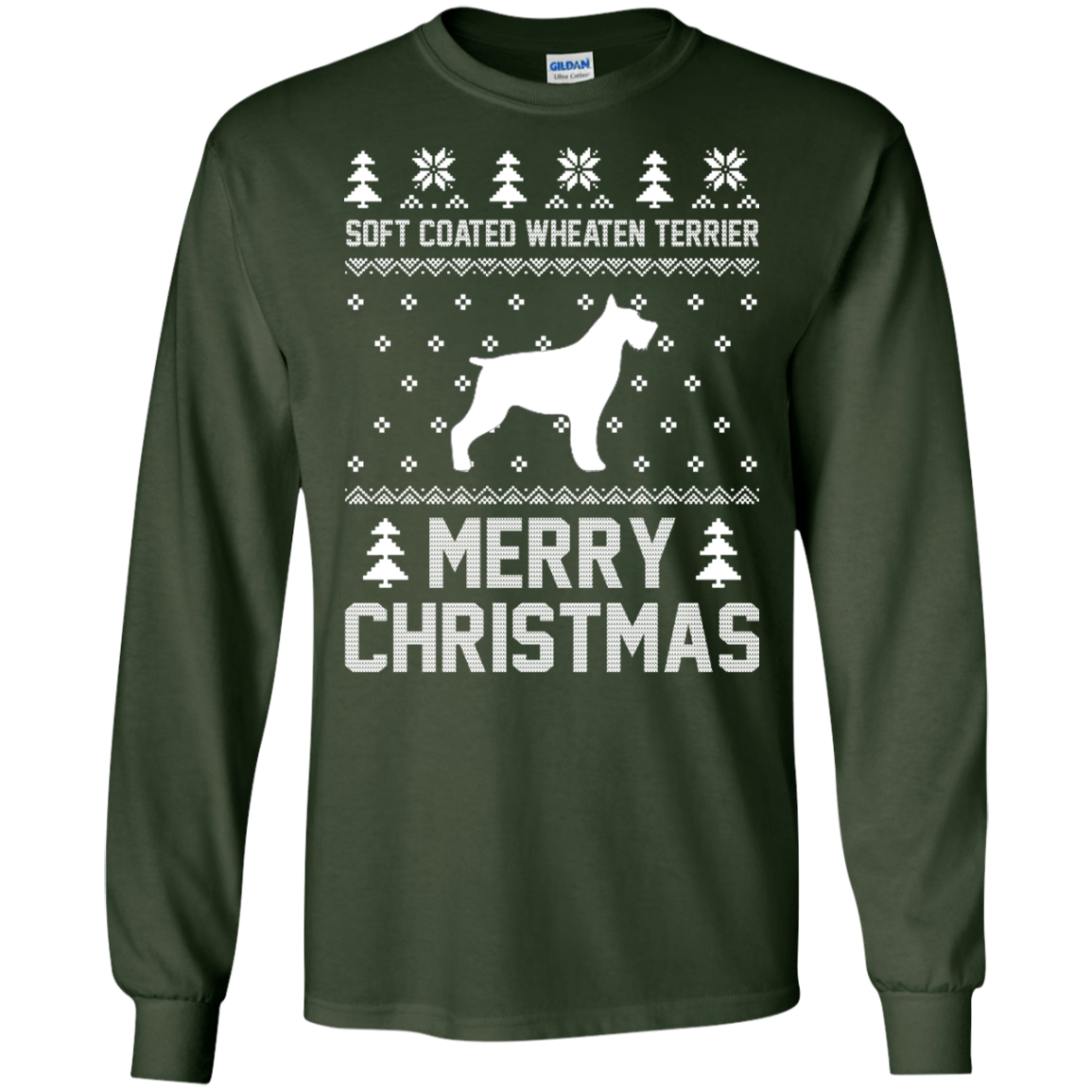 Soft Coated Wheaten Terrier Merry Christmas Sweater - TeeDragons