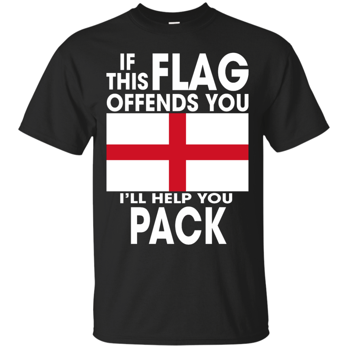 If This Flag Offends You - I'll Help You Pack T-Shirt - TeeDragons