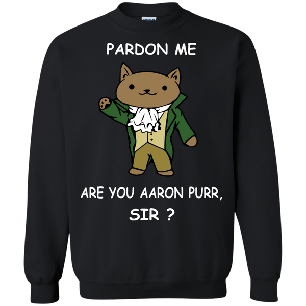 Cute Hamilton Cat Pardon me are you Aaron Purr sir shirt, hoodie