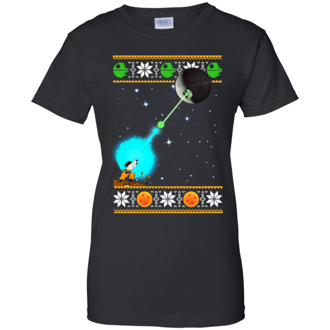 Songoku Kamehameha Death Plannet Christmas Sweater - TeeDragons