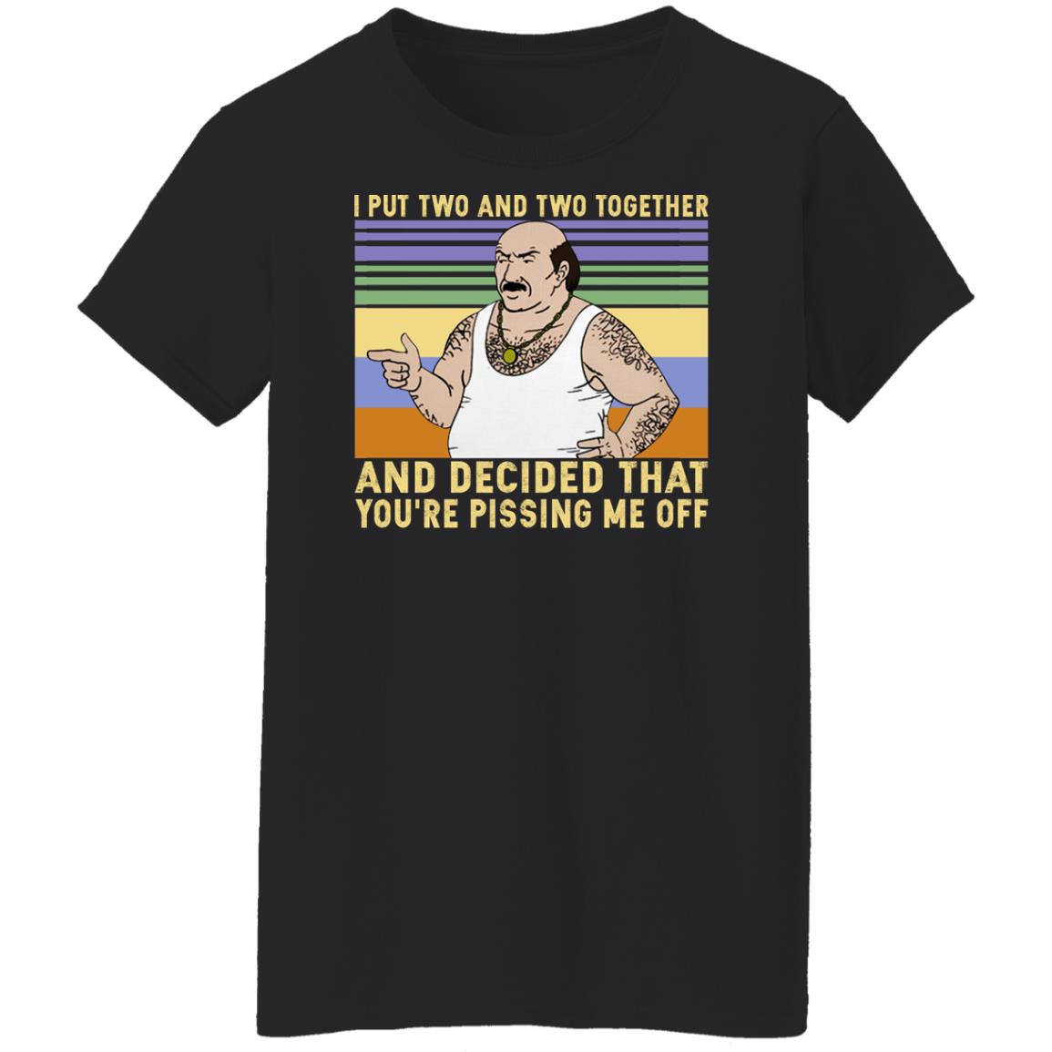 Carl - I put two and two together and decided shirt