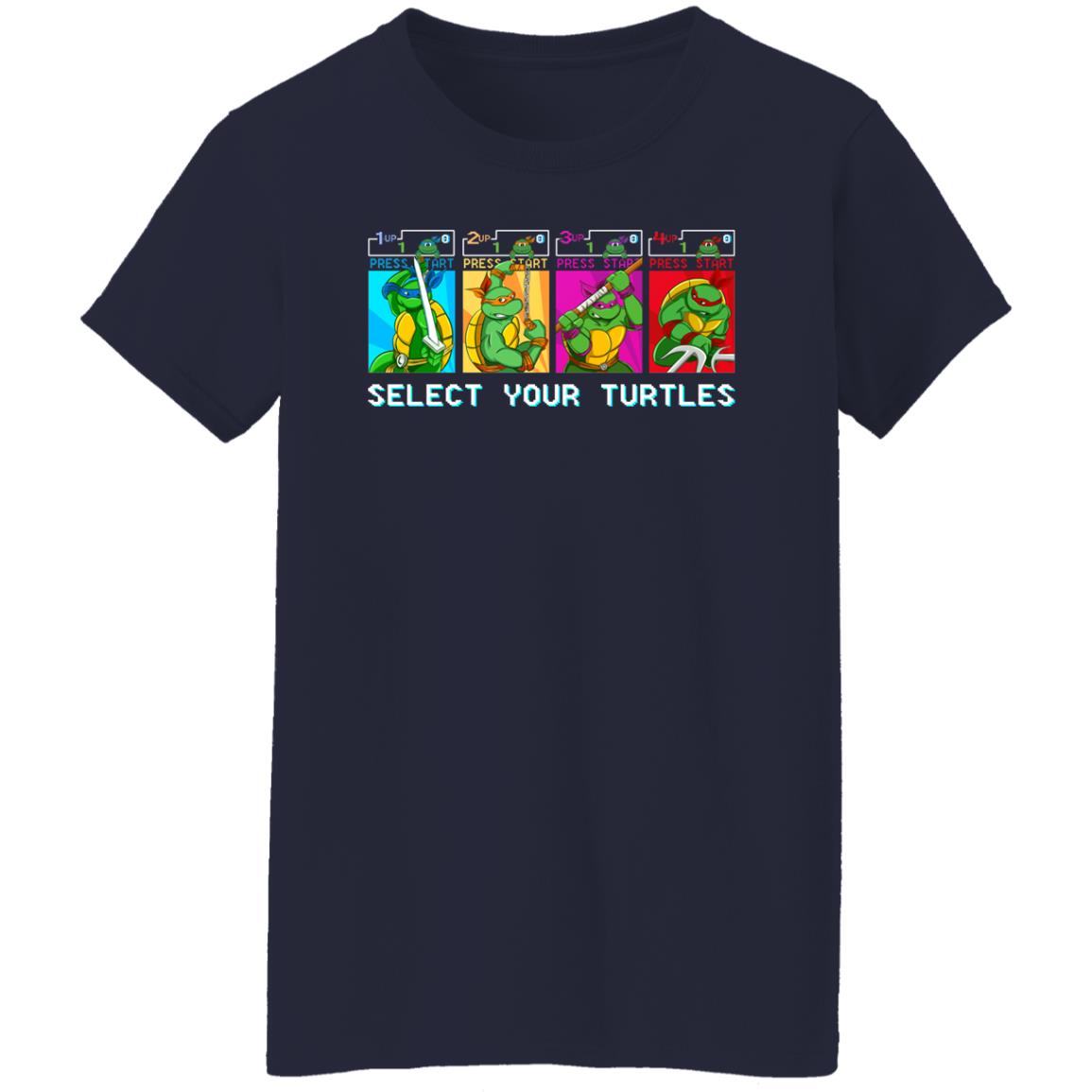 Press start select your turtles shirt