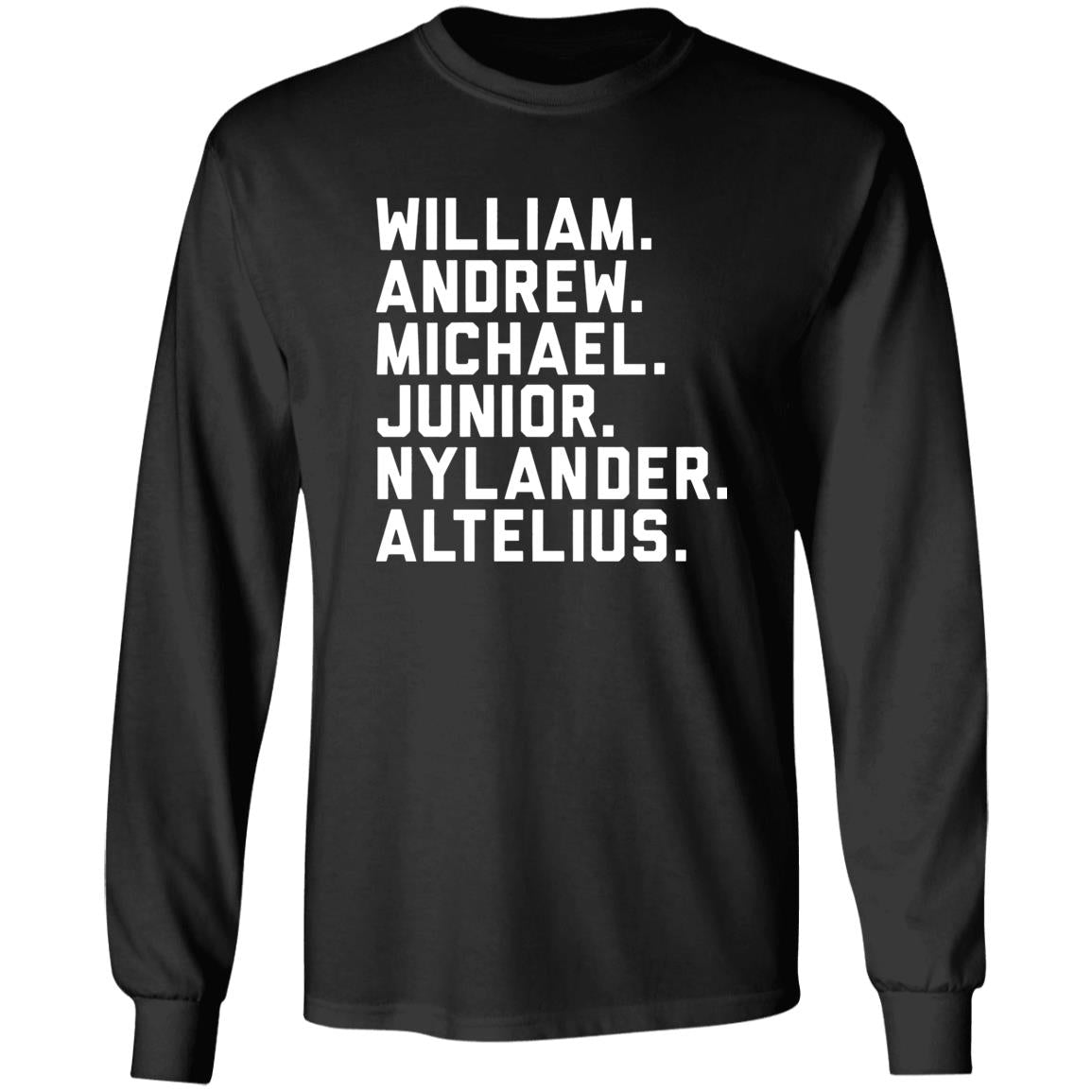 William Andrew Michael Junior Nylander Altelius Shirt