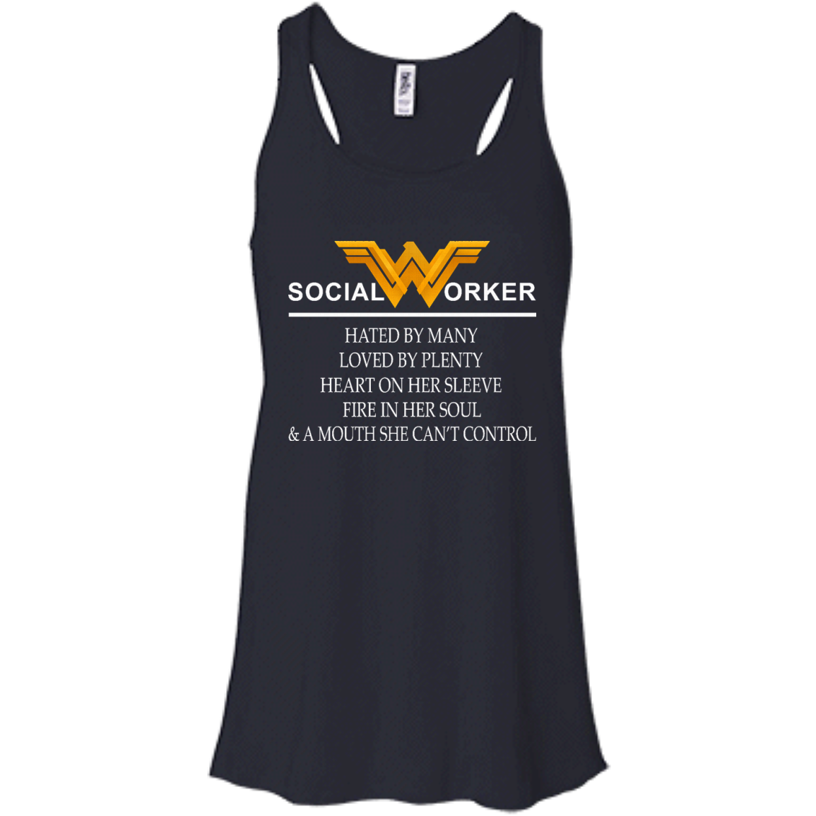 Social Worker - Hated By Many, Loved By Plenty Heart On Her Sleeve T-Shirt - TeeDragons