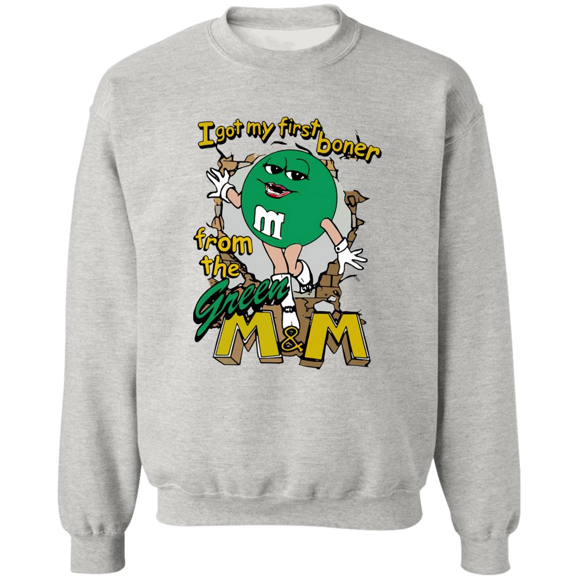 I Got My First Boner From The Green M And M Shirt