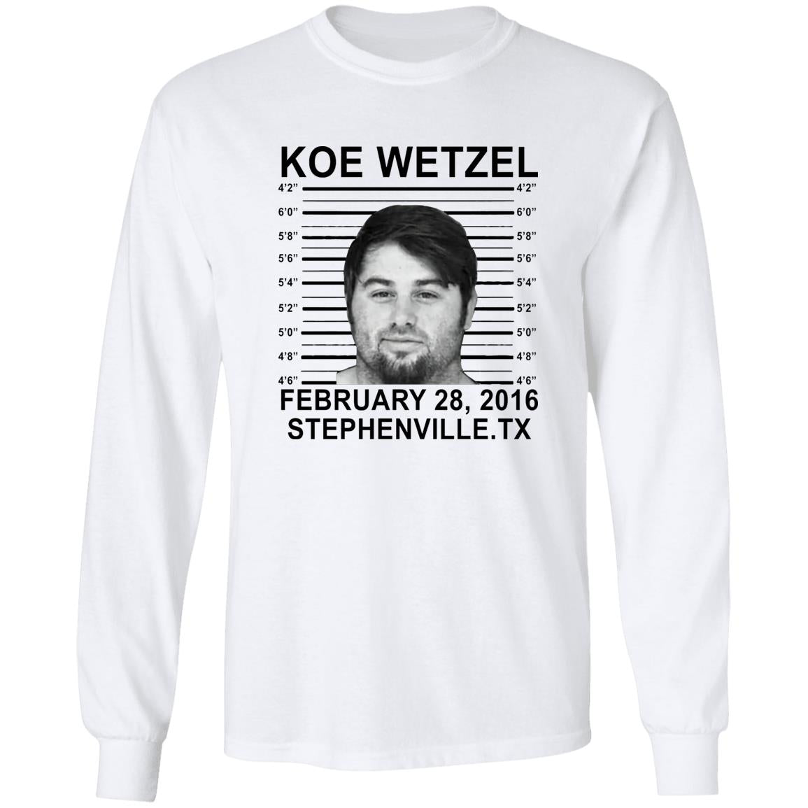 Koe Wetzel Mugshot Shirt
