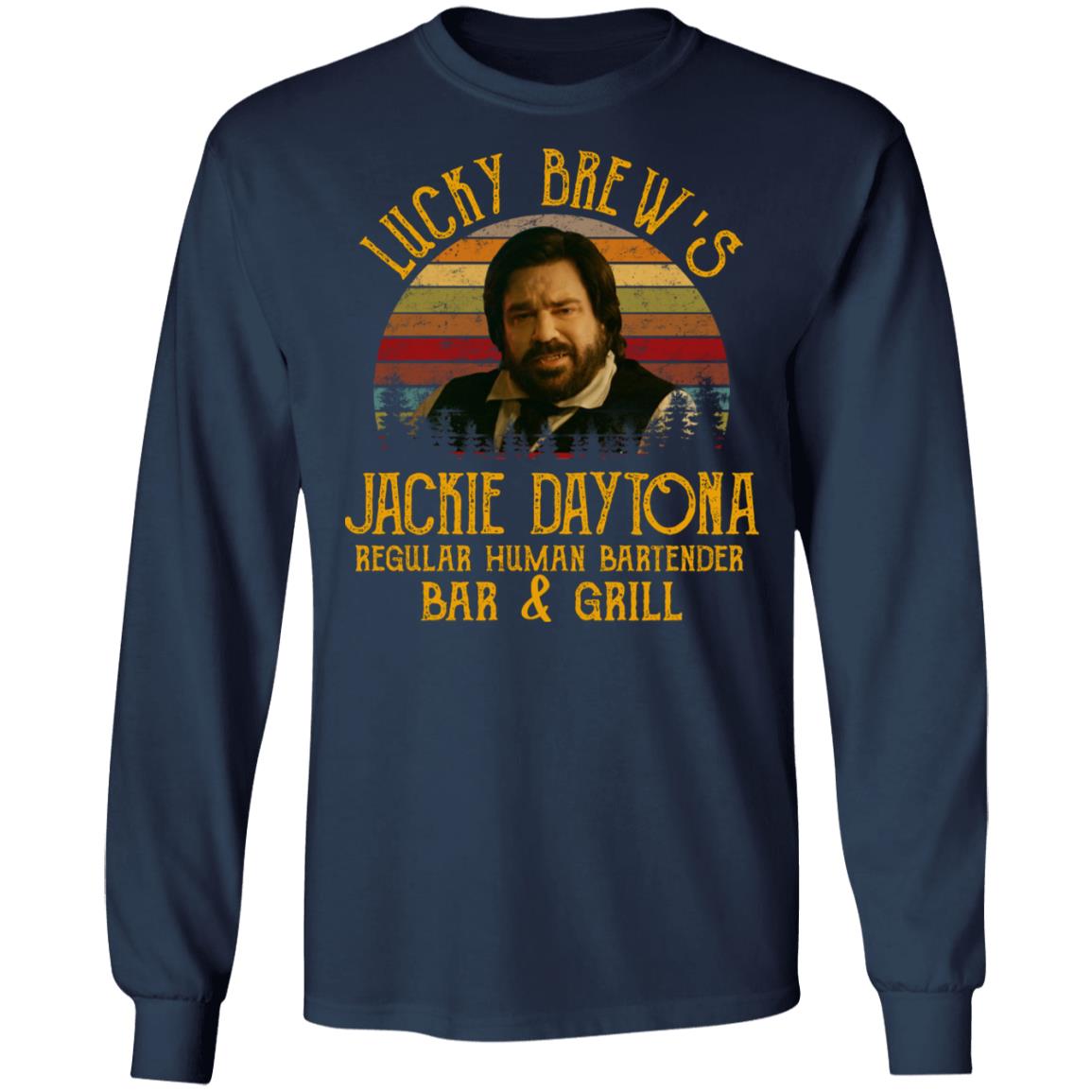 Lucky Brew’s Jackie Daytona Regular Human Bartender Shirt