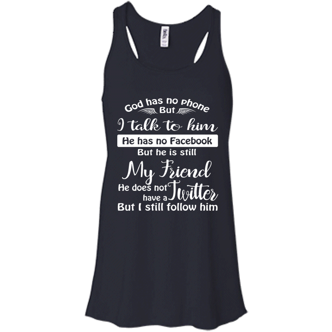 God Has No Phone, No Facebook, No Twitter Shirt, Hoodie - TeeDragons