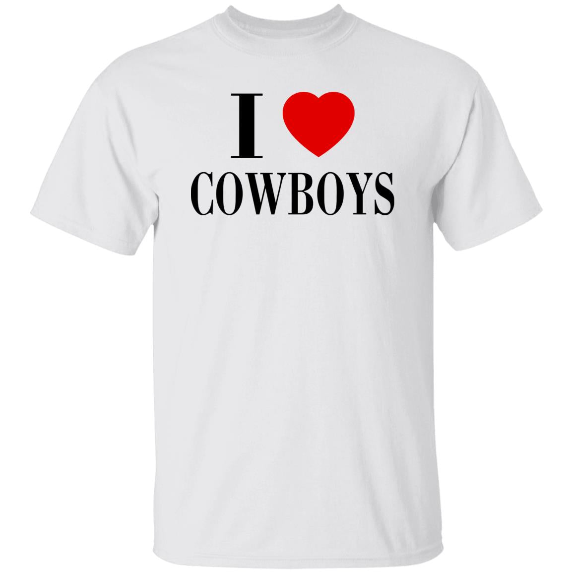 I Love Cowboys Shirt