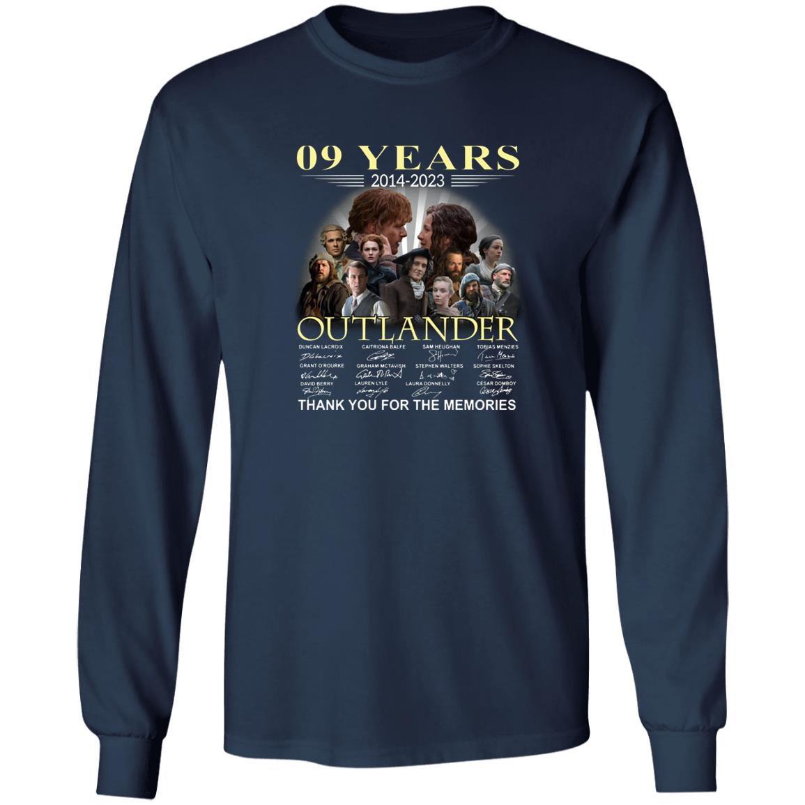 09 Years 2021-2023 Outlander Thank You For The Memories Shirt