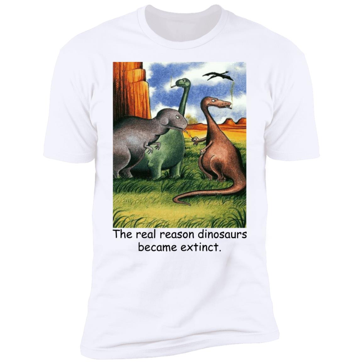 Dinosaurs Smoke - The Real Reason Dinosaurs Became Extinct Shirt