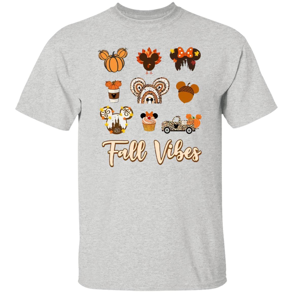 Fall Vibes Pumpkin Shirt