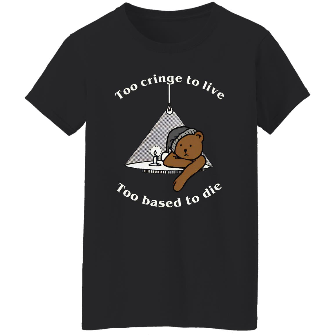 Too Cringe To Live Too Based To Die Shirt