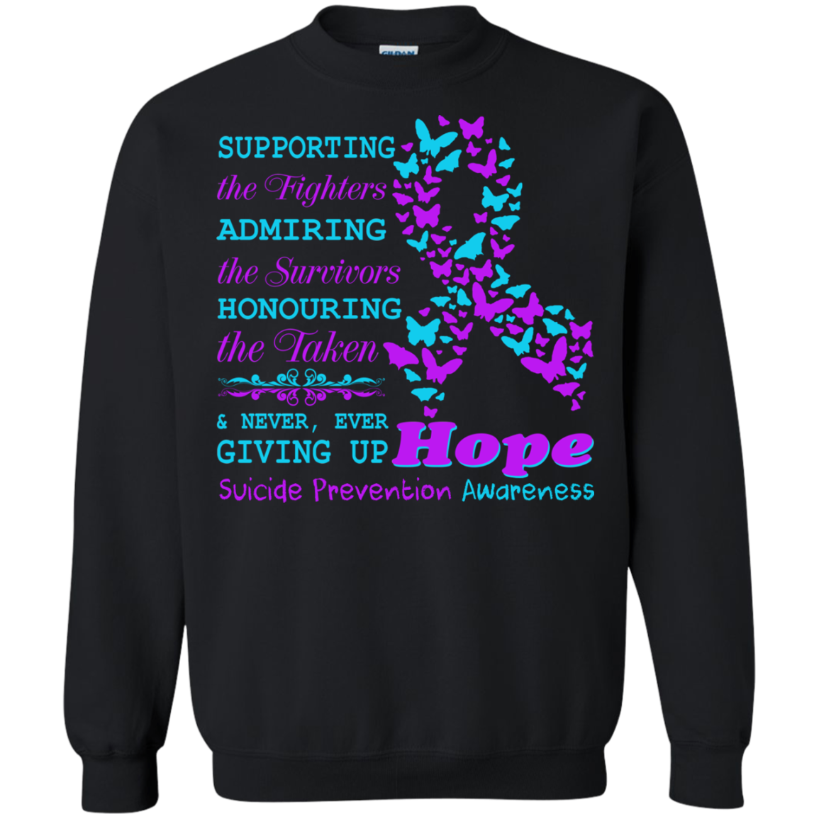 Supporting The Fighters - Admiring The Survivors - Honouring The Taken T-shirt - TeeDragons