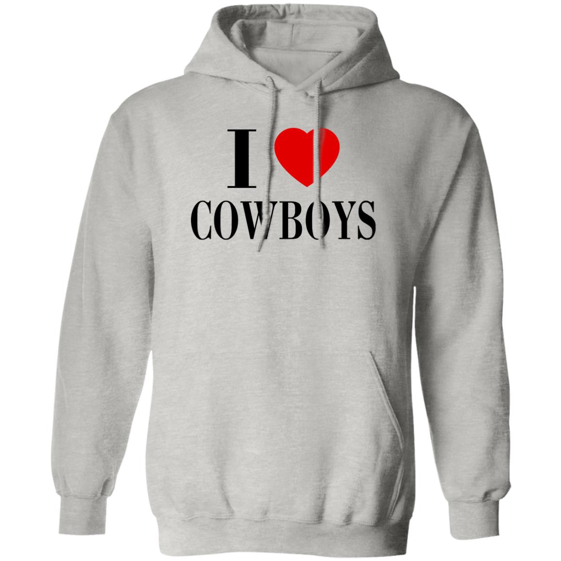 I Love Cowboys Shirt