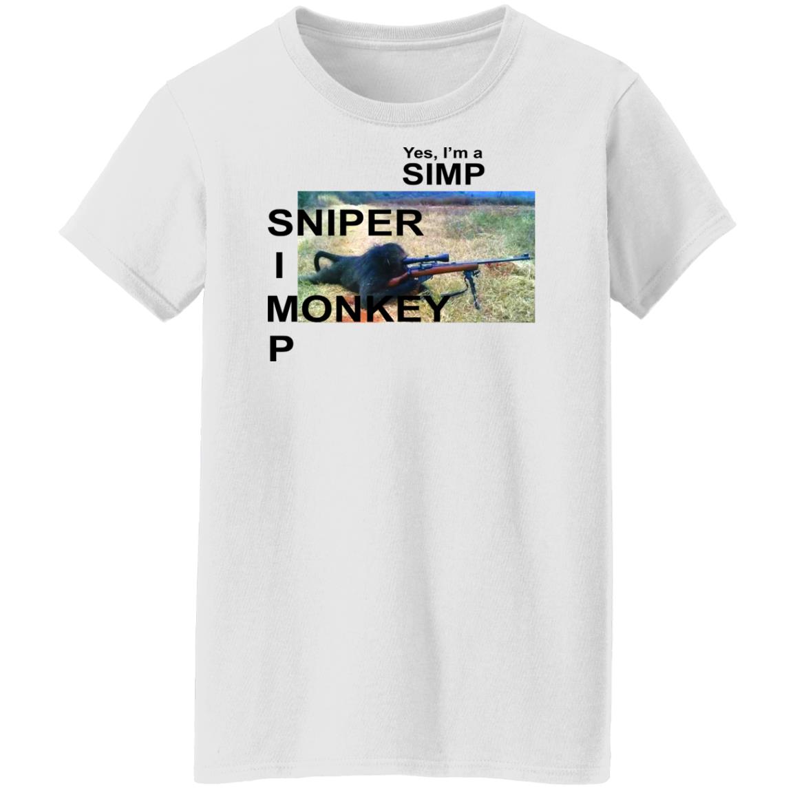 Monkey Sniper - Yes I'm A SIMP Shirt