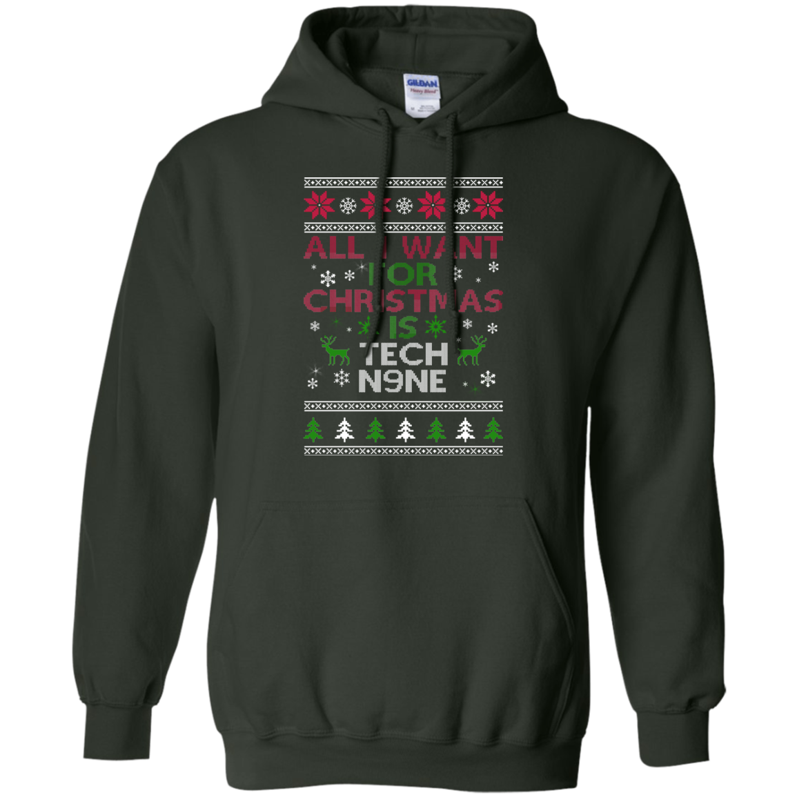 All I Want For Christmas Is Tech N9NE Christmas Sweater - TeeDragons