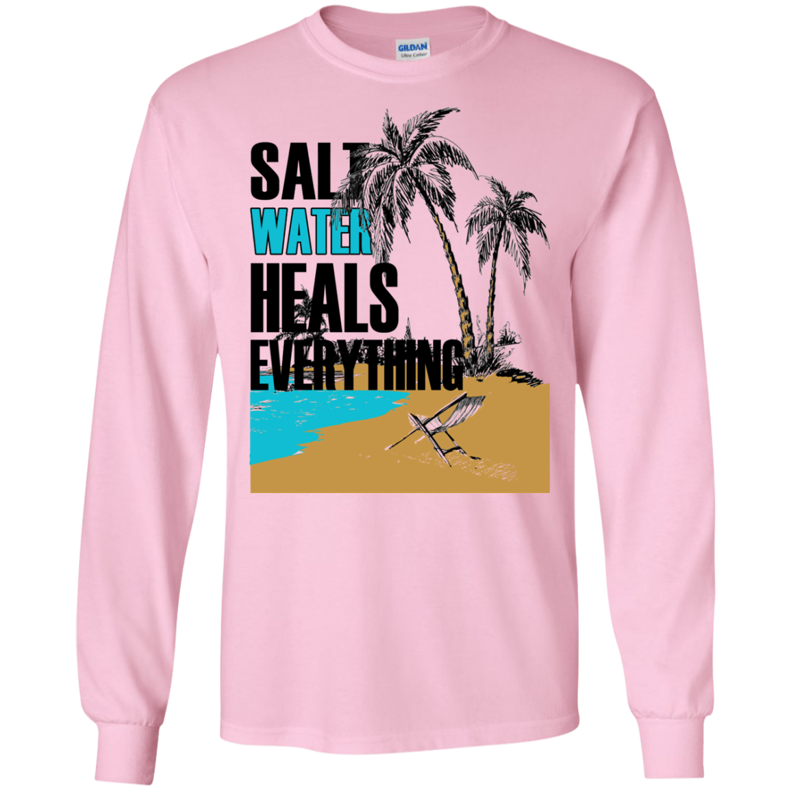 Salt Water Heals Everything Shirt, Hoodie, Tank - TeeDragons