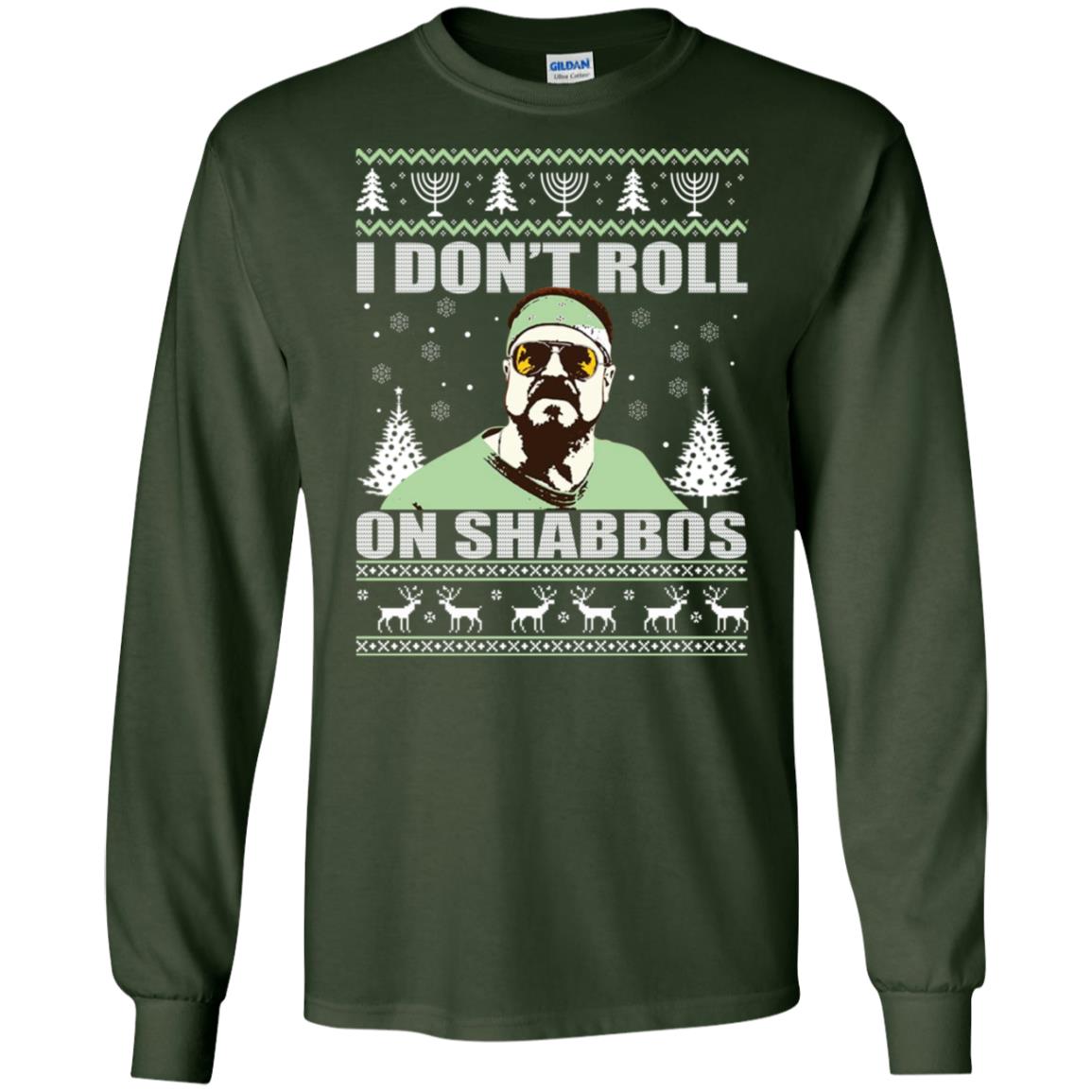I Don't Roll On Shabbos Christmas ugly Sweater - TeeDragons