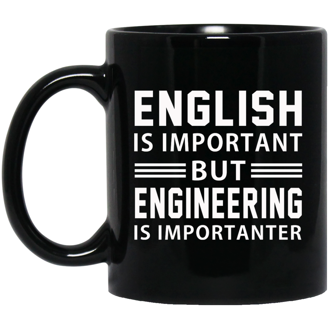 English Is Important But Engineering Is Importanter Mugs - TeeDragons