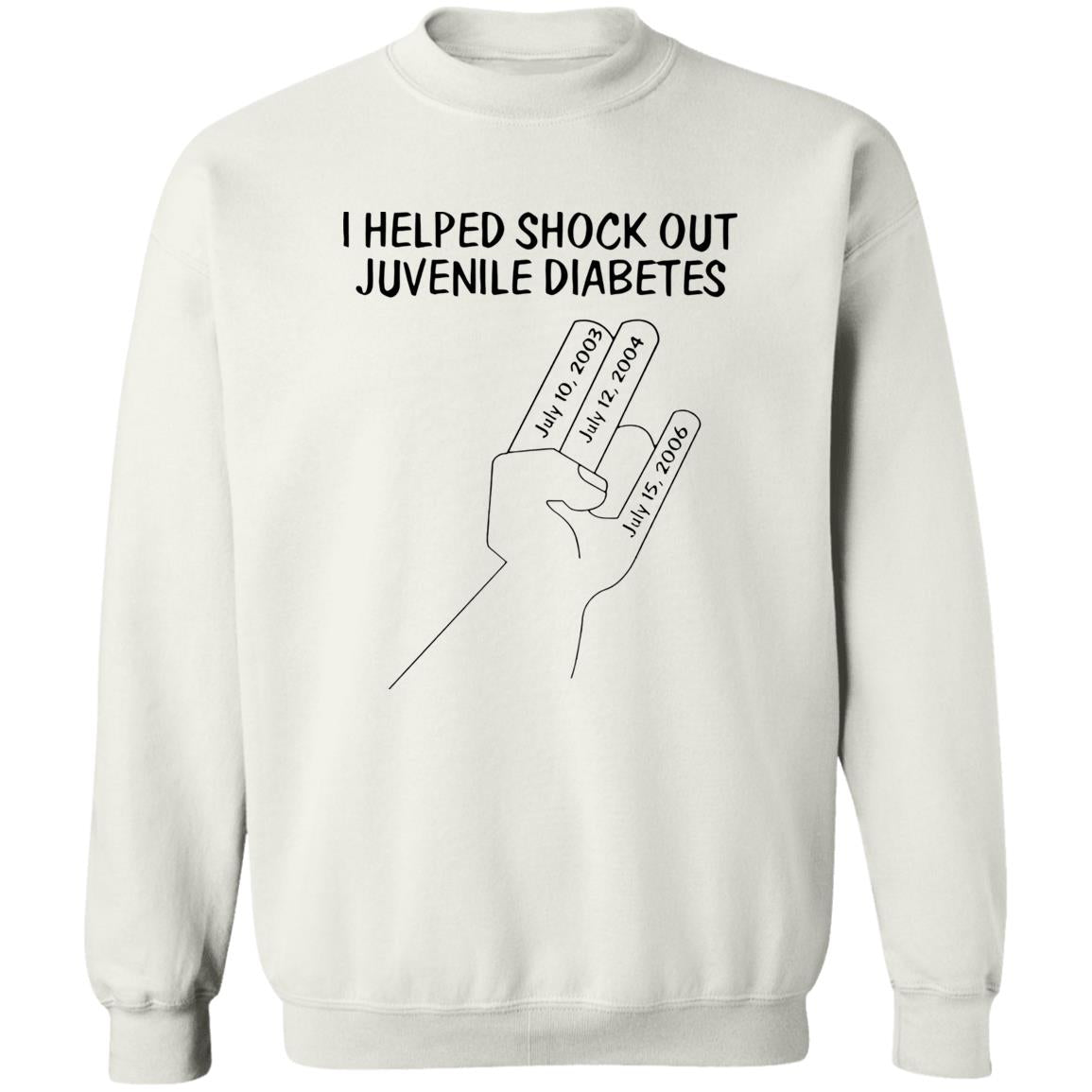 I Helped Shock Out Juvenile Diabetes Shirt