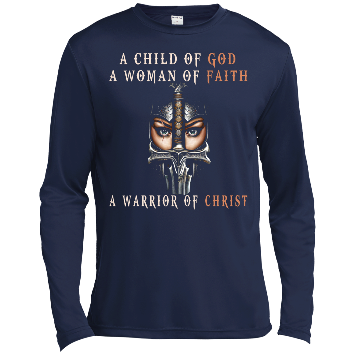 A Child Of God A Woman Of Faith A Warrior Of Christ Shirt, Hoodie - TeeDragons