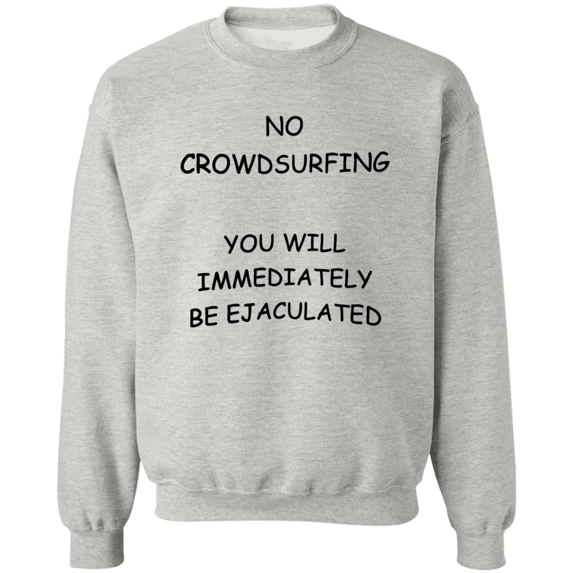 No Crowdsurfing You Will Immediately Be Ejaculated Shirt