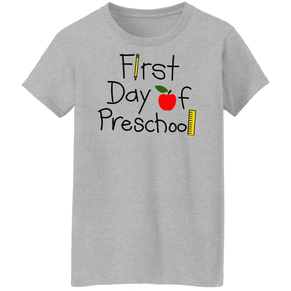 First Day Of Preschool Shirt