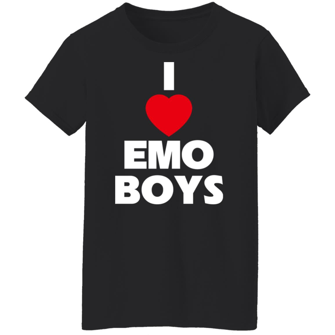 I Love Emo Boys Shirt