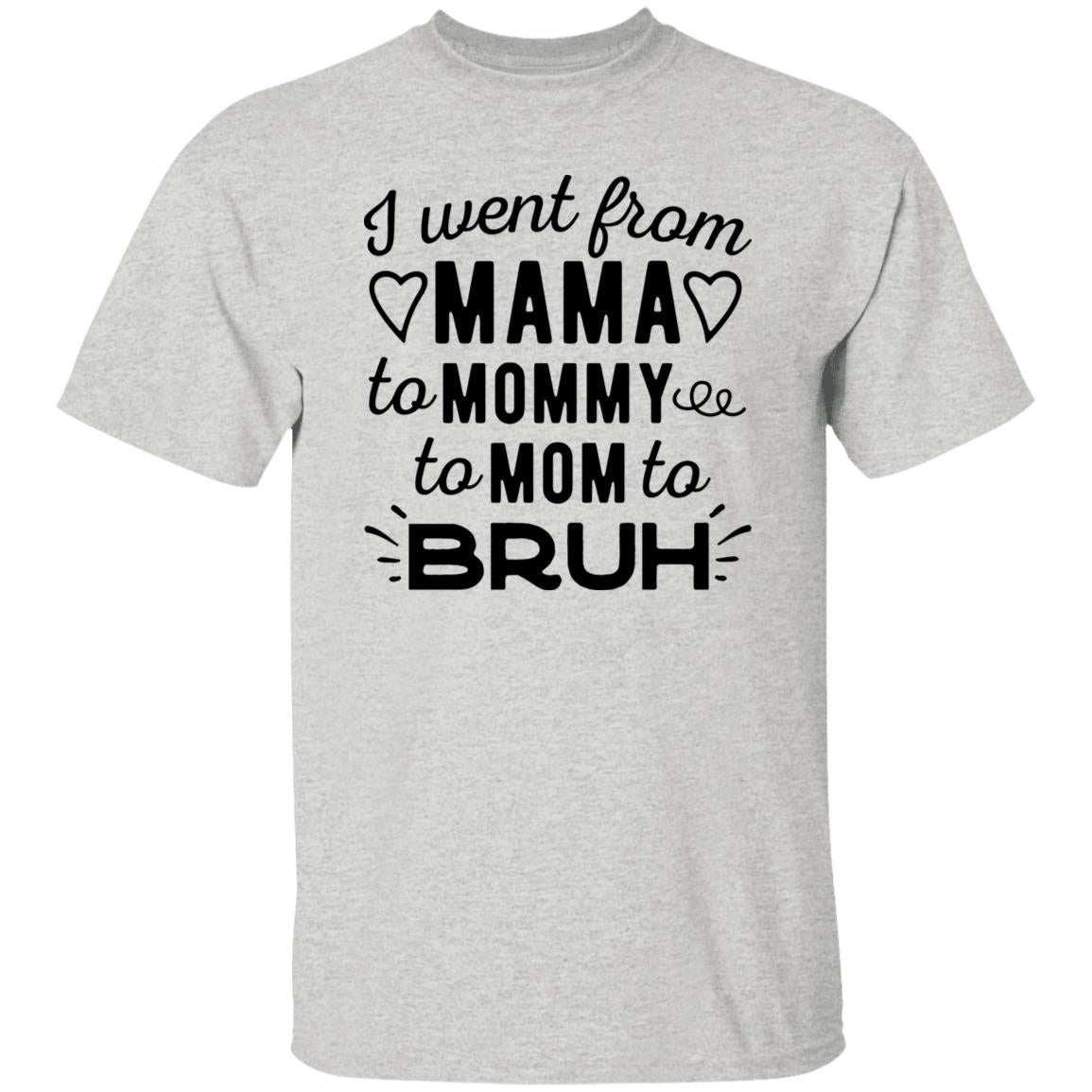 I Went From Mama To Mommy To Mom To Bruh Shirt