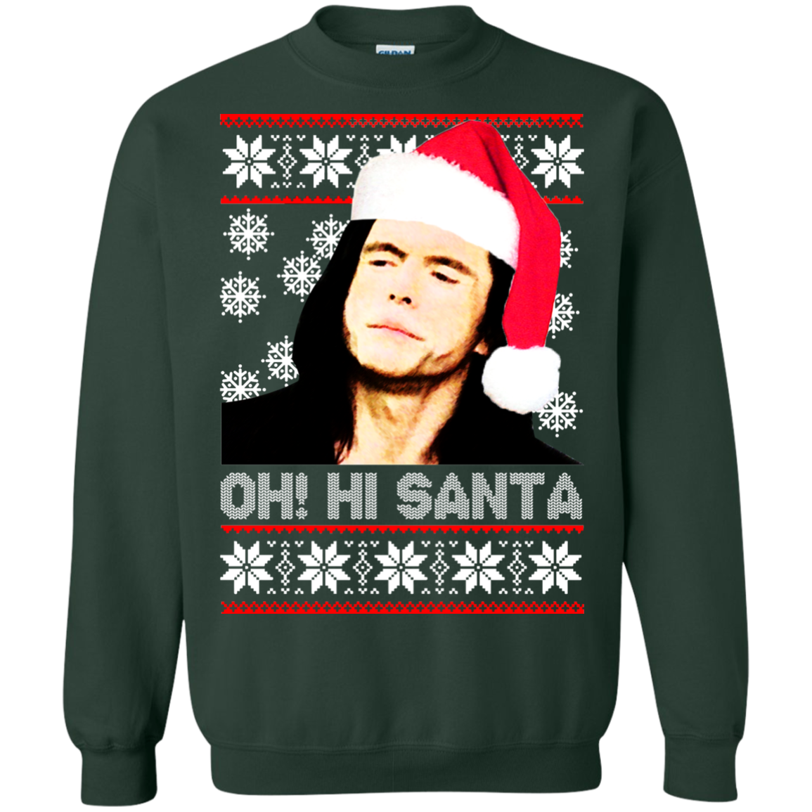 The Room - Oh! Hi Santa Christmas Sweater - TeeDragons