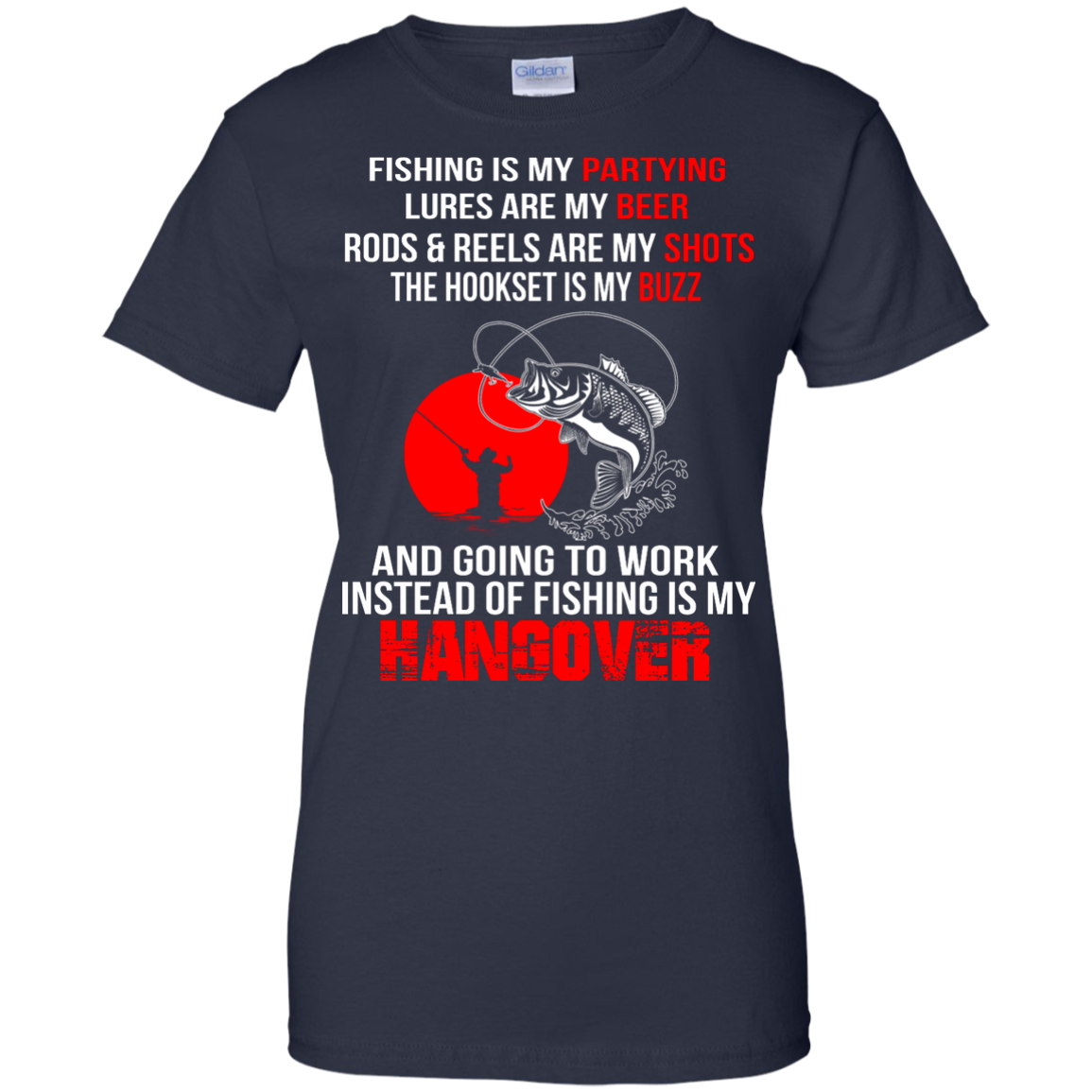 Fishing Is My Hangover Shirt, Hoodie, Tank - TeeDragons