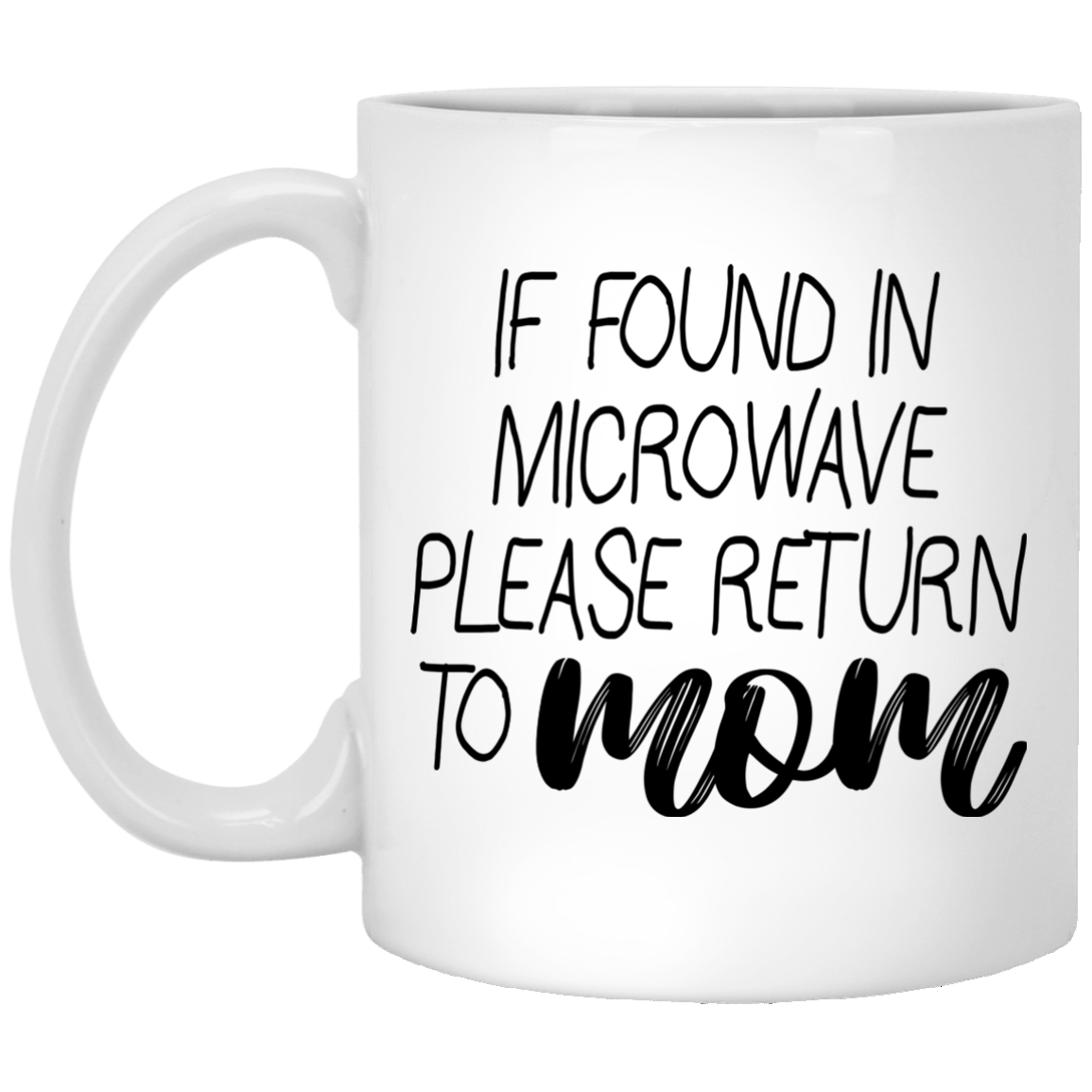 If Found In Microwave Please Return To Mom Mugs - TeeDragons