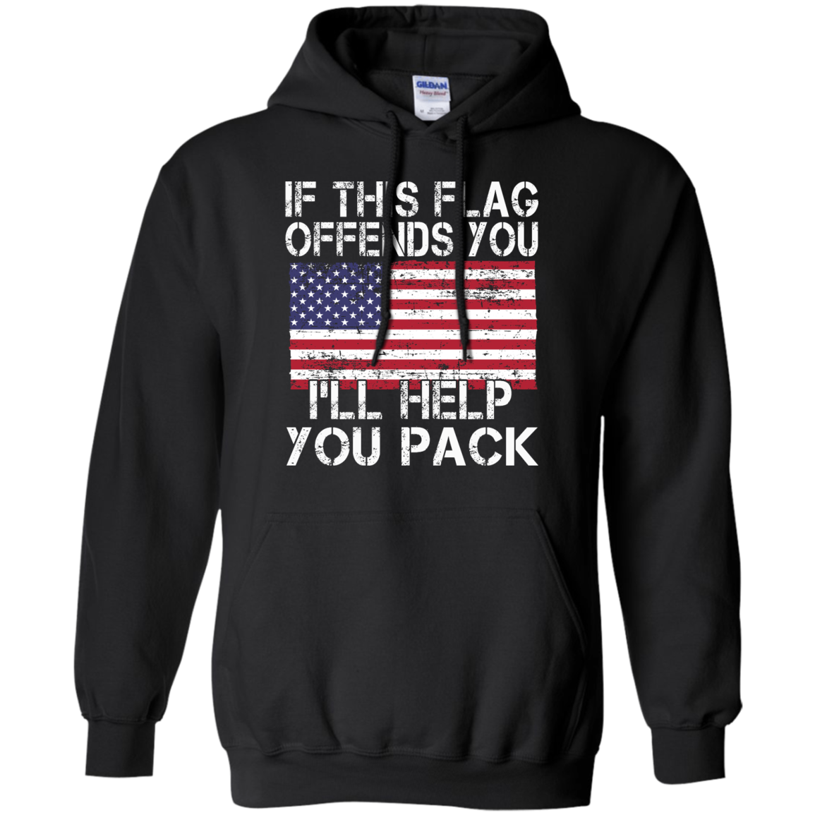 If This Flag Offends You - I'll Help You Pack Shirt, Hoodie, Tank - TeeDragons