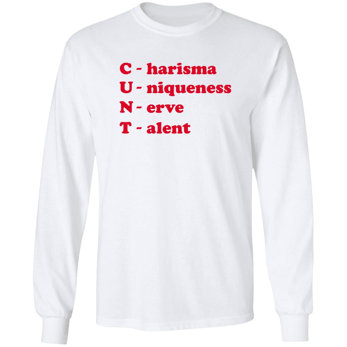 C-NT – Charisma Uniqueness Nerve Talent Shirt