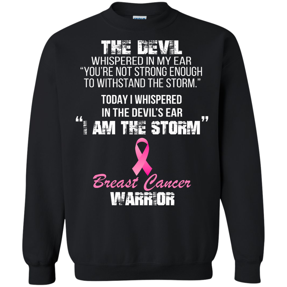 I Am The Storm - Breast Cancer Warrior T-Shirt, Hoodie - TeeDragons