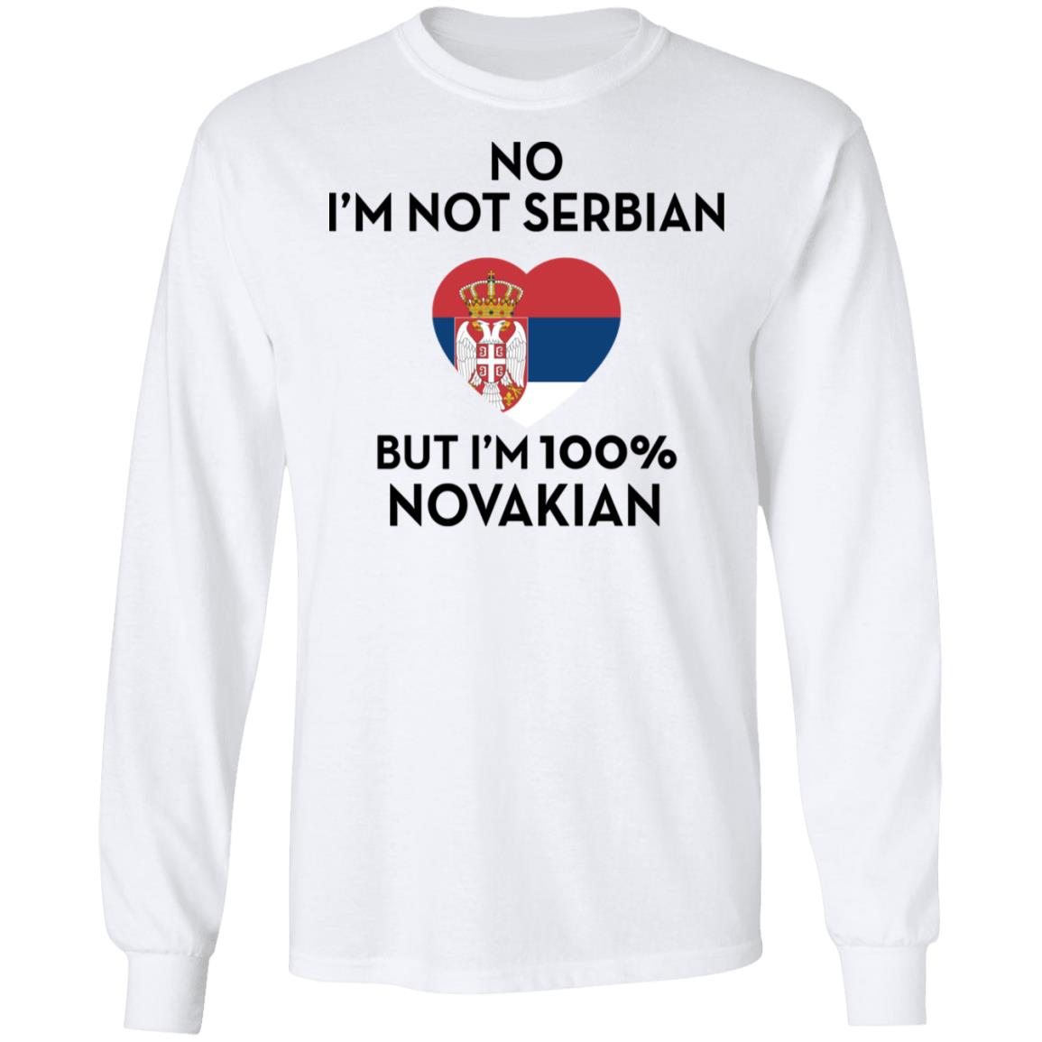 No I'm not Serbian but I'm 100% Novakian shirt