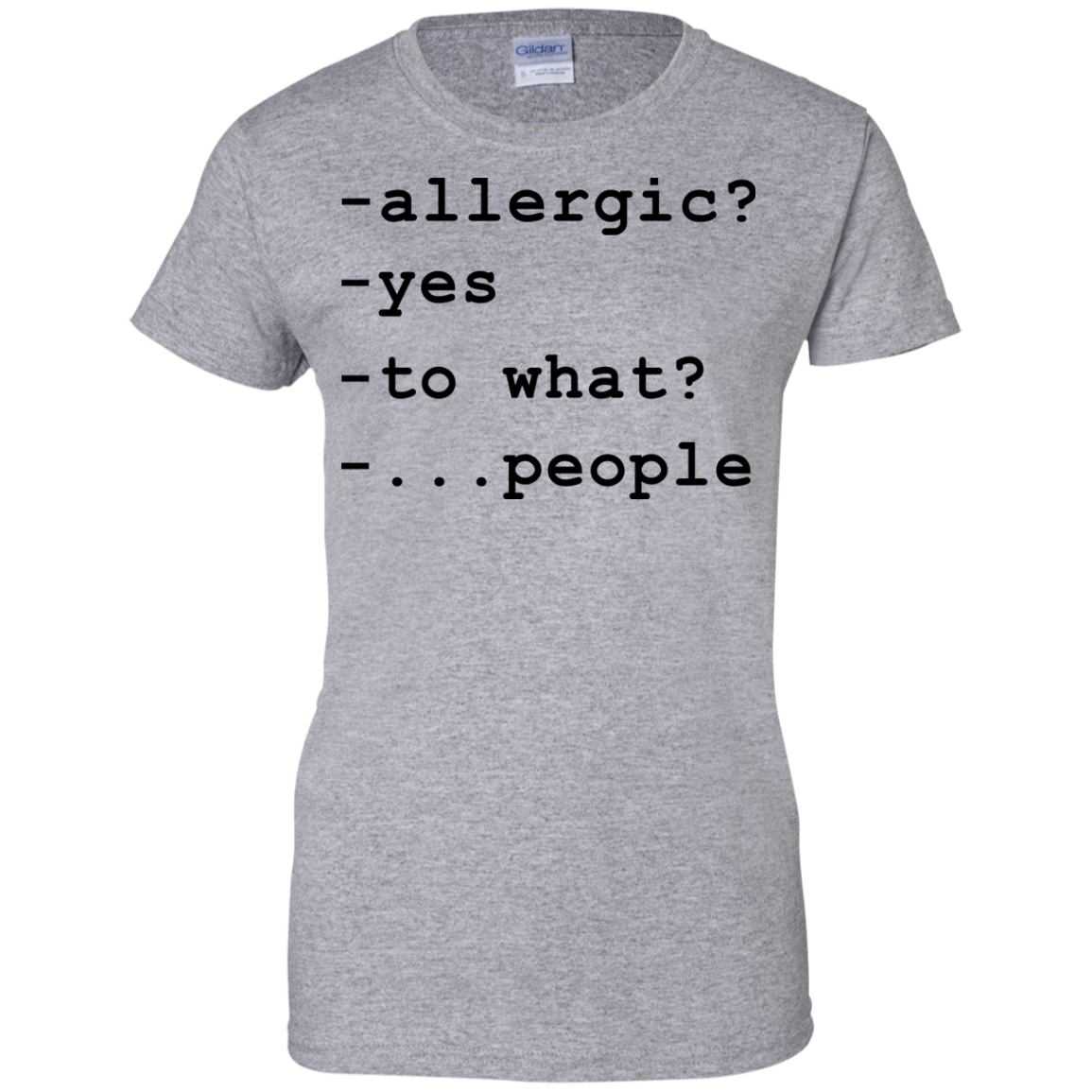 Allergic Shirt, Hoodie, Tank - TeeDragons